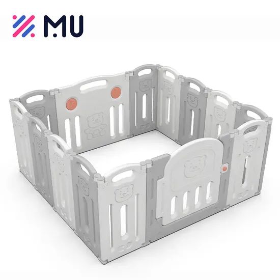 PE Baby Toddlers Safe Fences Indoor DIY Playpen with Game Panel - Image 2