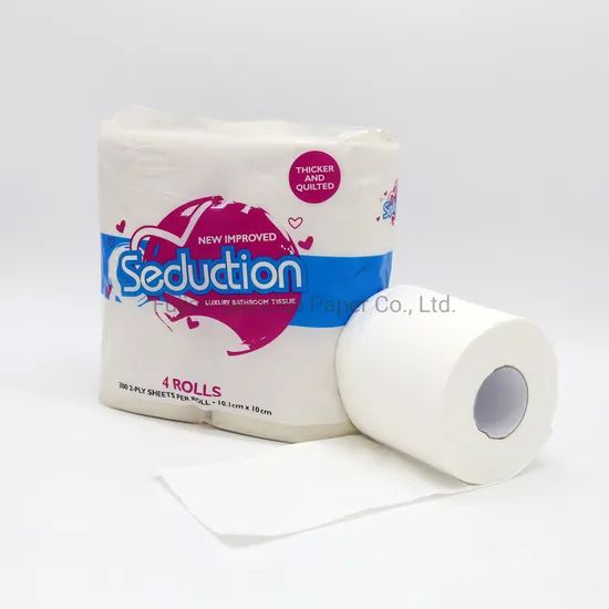Toilet Paper in 4-Grain Rolls Biodegradable Embossed Toilet Paper - Image 5