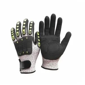 Motorcycle Gloves Nitrile AntiScratch AntiStatic AntiCut Gray L 1Y MOQ10000 - Image 6