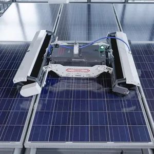 High Efficiency D1000PRO Crawler Type Remote Control Solar Photovoltaic Panel Cleaning Machine - Image 2