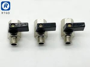 Pneumatic Mini Ball Valve 2 Thread 3 Thread 4 Thread Inner and Outer Teeth Switch Valve Brass Mini Ball Valve Jfl Series - Image 5