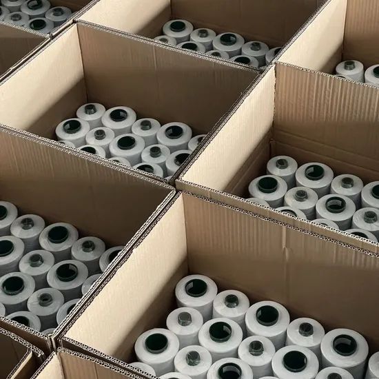 OEM Custom High Tenacity Poly Core Poly Thread Col Dtm Origin China MOQ 500cones Pattern Dyed Type Fancy Yarn Trademark - Image 5