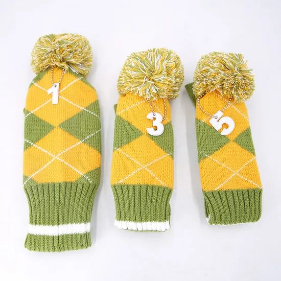 Long Neck Golf Equipment Head Headcover Customized Golf Headcover - Image 3