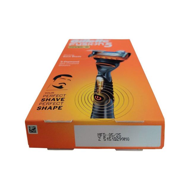 Gillette Fusion5 Razor – Pack 1N - Fusion5 Power Text English Material Other Product Code 6137 Shelf Life ---, NO Hsn Code 8212 10 10 - Image 4