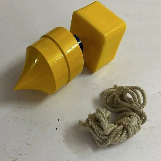 Mild Steel Plumb Bobs, For Measurement Color Yellow Diameter 35mm Finish Color Coated Material Mild Steel Weight Form Pointed - Image 1
