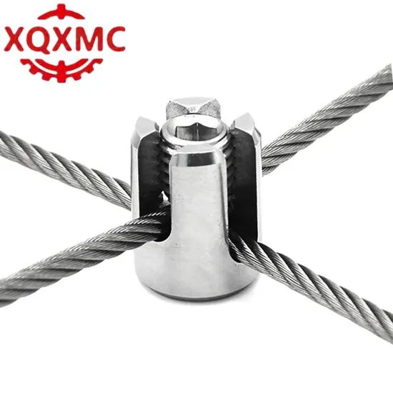 Cross Cable Railing Clamps for Wire Rope Clips Fitting - Image 1