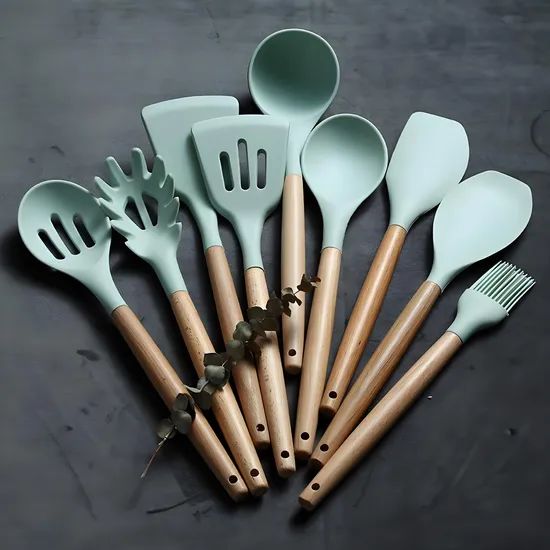Premium High-Temperature Silicone Cooking Utensils Set for Chefs - Image 4
