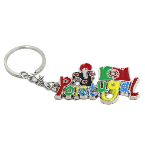 Custom Metal Keychain for Portugal Tourist Souvenirs - Image 3