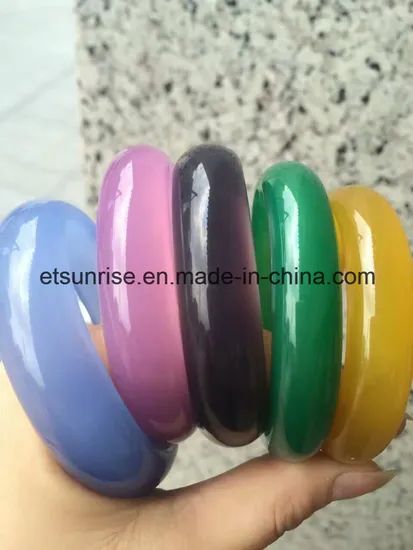 Semi Precious Stone Agate Bangles - Image 5