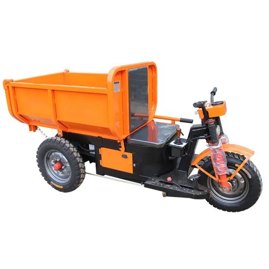 Electric Motorized Motorcycle Construction Tricycles Cargo Motor 1500W Origin Henan Color Orange Body Type Open Model NO. - Image 3