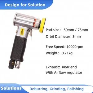 High Quality Pneumatic Air Power Tool Random Orbital Sander Car Rim Polisher - Image 2
