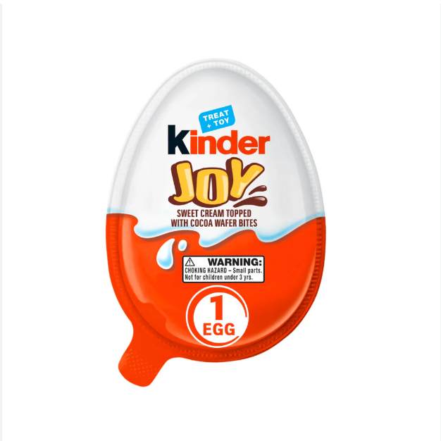 Delicious Kinder Joy Chocolate Egg Snack With Creamy Filling Crispy Cocoa Pearls And Hidden Toy Adventure Inside - Image 3