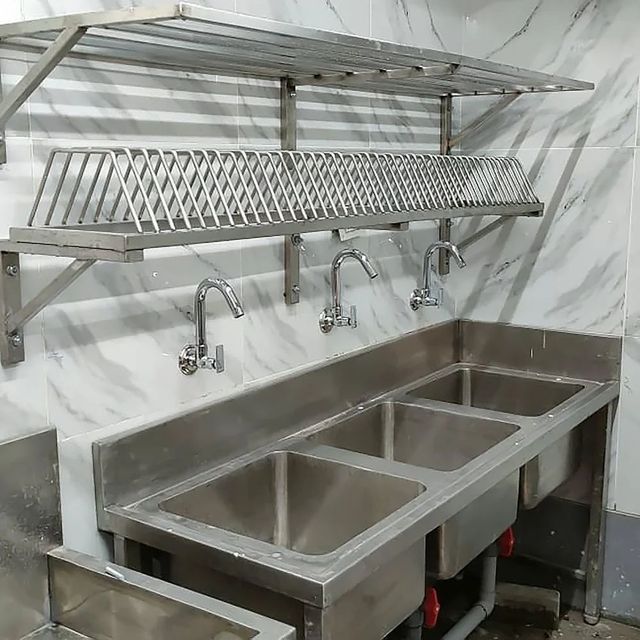 Stainless Steel Hand Wash Basin Finish Matt Durability High Steel Grade SS 304 Performance Efficient Mounting Type Wall - Image 7