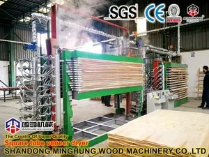 20layers Hollow Hot Press Veneer Pressing Drying Machines - Image 5