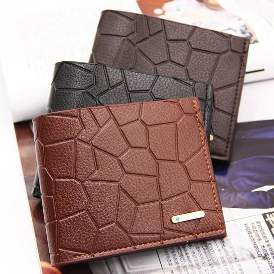 Factory Directly Supplies Men′ S Leather Short Wallets MOQ 50PCS Model C555 Season All Material PU Gender Men's Model NO. - Image 2