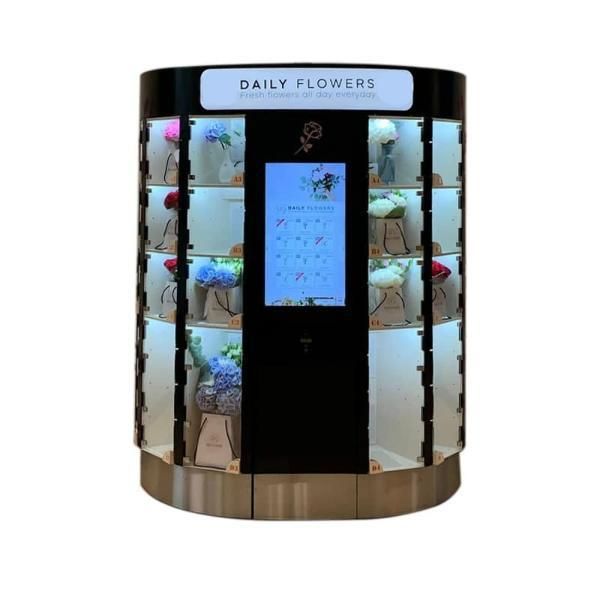Commercial Automatic Flower Vending Machine Fresh Bouquet Dispenser Smart Refrigerated Retail Kiosk for Florists - Image 4