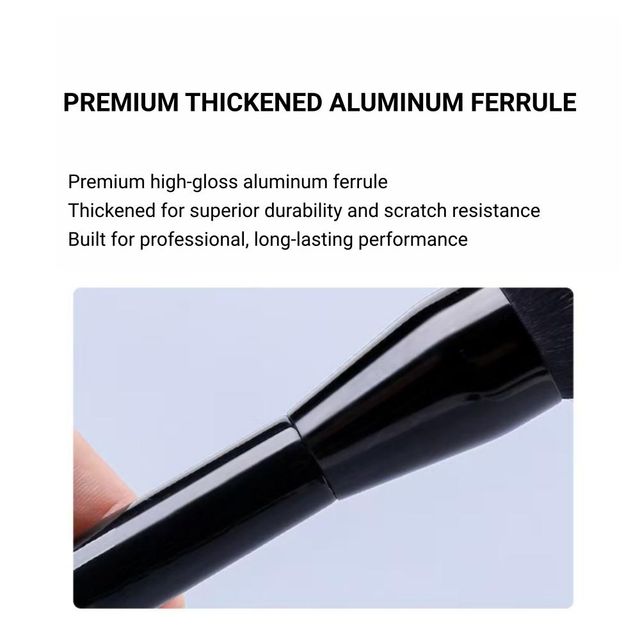 BSFL Professional Tapered Powder Brush - Flame Shape For Precise Setting MAKEUP BRUSH - Image 4