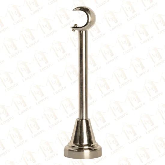 Aluminum Single Curtain Rod Brackets, Curtain Pole Brackets - Image 1