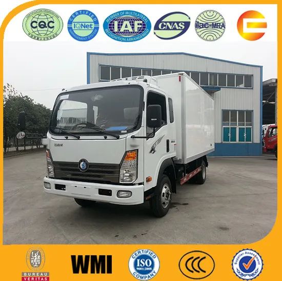 Sinotruk 8t 4X2 Light Refrigerated Box Trucks Fuel Diesel Tire 9.00-20 Car Type Van Origin China Condition New HS Code - Image 1