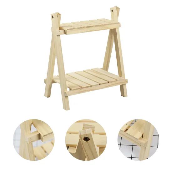 2023 kitchen Storage Cake Wooden Storage Organizer Desktop Rack - Image 5