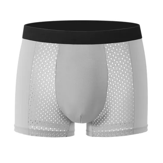 Breathable Men's Sexy Boxer Underwear Breathable Mens Boxer Shorts Brief Panties Underpants - Image 3
