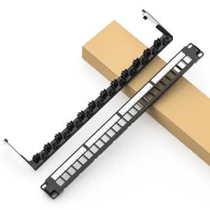 CAT6 Patch Panel 4pair 8core 25AWG T568A Copper UTP PVC 1Y Shield OEM Material OFC Origin China Trademark OEM Conductor CCA+ - Image 4