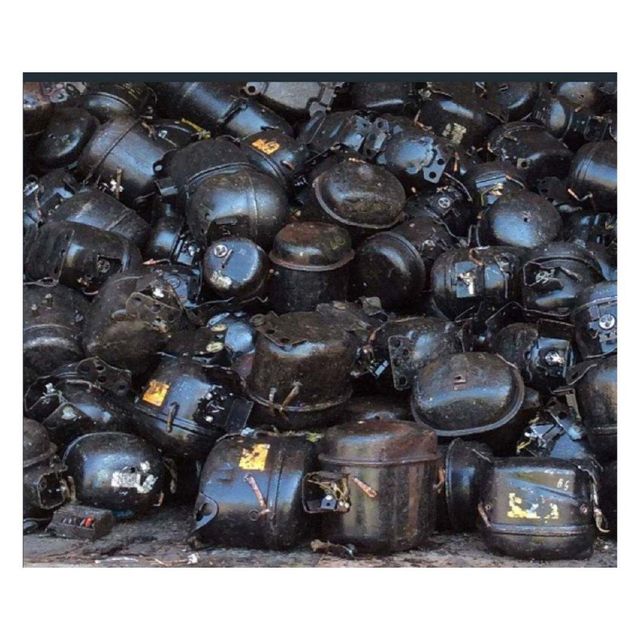 Mixed metal fridge compressor scrap ideal for copper and iron recovery - Image 3