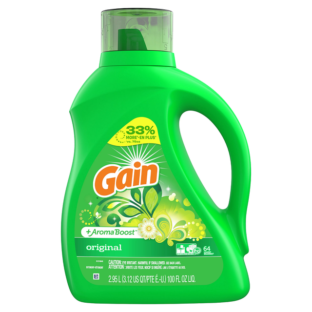 Gain + Aroma Boost Liquid Laundry Detergent, Original Scent, 107 Loads, 154 fl oz - Image 3