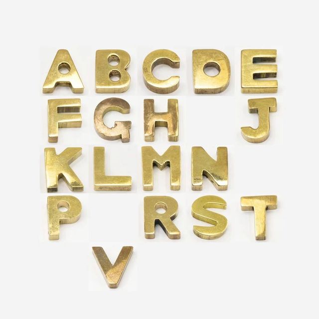 Silver Polished Brass Letters Sign Boards, For Advertisement Grade NA Size ANY Color Silver Features high Material - Image 1
