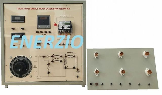ENERZIO Mild Steel TESTING & CALIBRATION OF SINGLE PHASE ENERGY METER, For Engineering Lab - Image 1