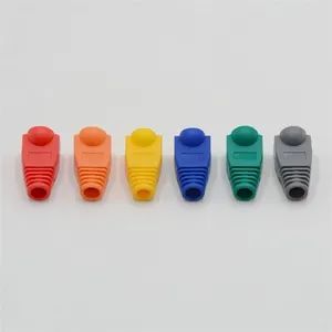 RJ45 Patch Cable Boot Connect Boot Cover Material PVC IP Rating IP50 Color Customized Specification PVC HS Code - Image 4