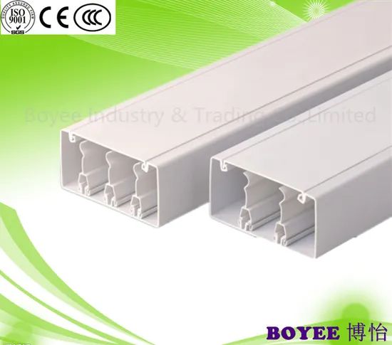 Grey Color PVC Grooved Wiring Cable Slotted Duct OEM OEM Origin China Shape Square Material PVC Trademark N/M Hole With - Image 6