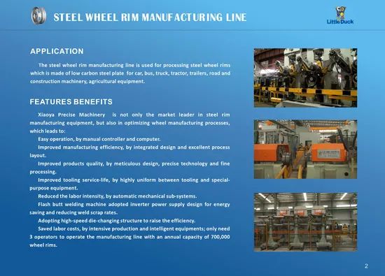 Roll Forming Machine Auto Parts Wheel Rim Car Rim CNC Machine Truck Wheel - Image 3