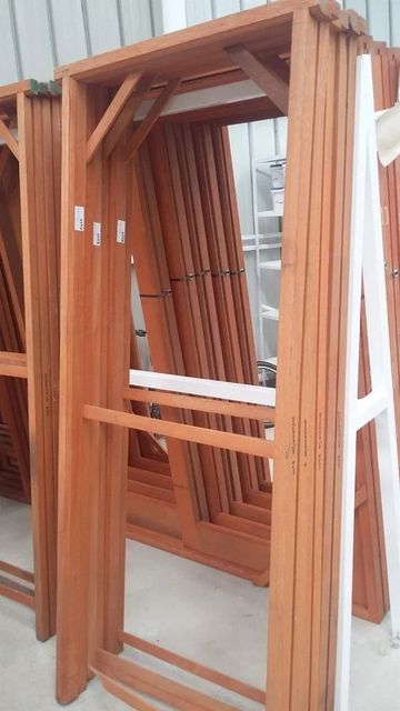 Wooden Door Frames Height all Color Brown Type Outdoor Style Rectangular Open Style Hinged Finishing Polished Usage/Application - Image 1