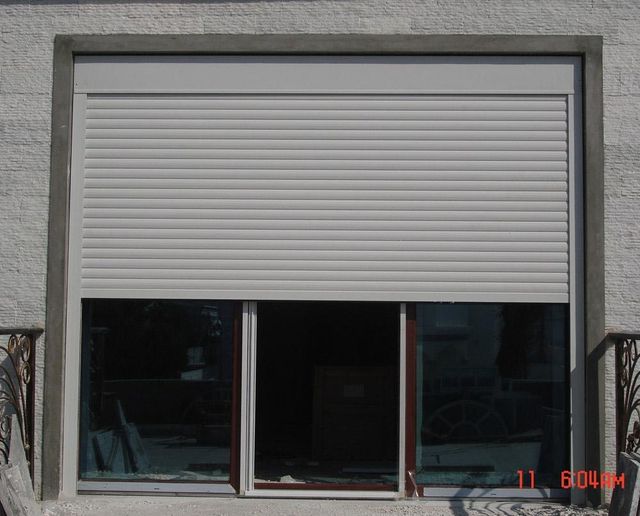 Roller Shutter Automation Aluminum Style Concealed Position Interior Color White or wooden Material Aluminum or GI Thickness .8 mm to - Image 1
