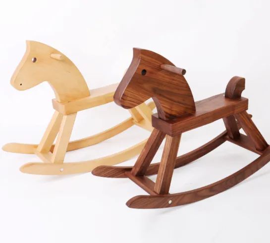 Baby Kids Birthday Present Solid Wood Rocking Chair Custom Yes Color Custom Origin China HS Code 7567657657 Trademark - Image 3