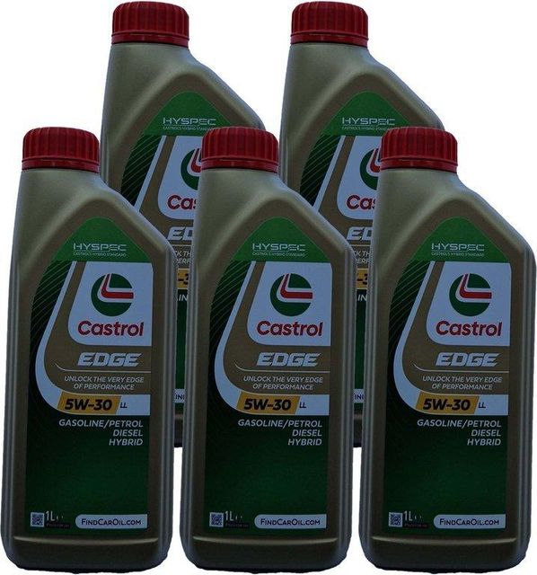 Castrol Edge 5W-30 LL Longlife Engine Oil, 5 L for sale at wholesale price/ Hot sales Castrol engine oil 15w40/ Best selling Castrol engine oil 10w40 at affordable price - Image 4