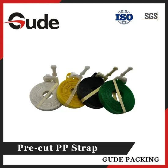 Durable 1/2" Embossed White Pre-Cut PP Strapping for Packaging for Logistics - Image 3