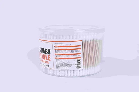 Baby Cotton Swab Safely Clean HS Code 56012100 Model NO. YT300M Trademark OEM/ODM Origin Hubei China Material 100% - Image 3