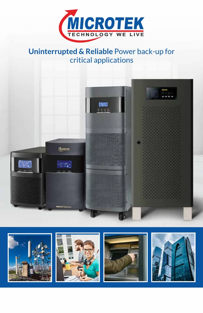 Microtek 10 KVA 3 Phase Input And 3 Phase Output Inbuilt Isolation Transformer - Image 3