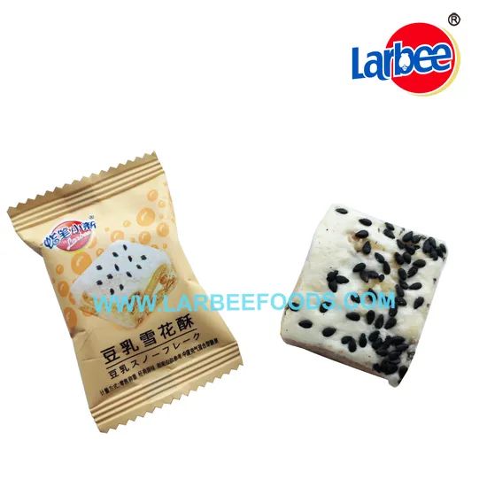 Larbee Ready to Eat Crispy Snack Candy Flaky Pastry Biscuits Form Solid G.W.(Kgs) 4 Type Biscuit Shape Square Feature - Image 3
