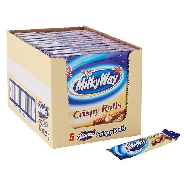 Best Price Supplier Milky Way Crispy Rolls (25g) - Box of 24 Chocolate - Image 2