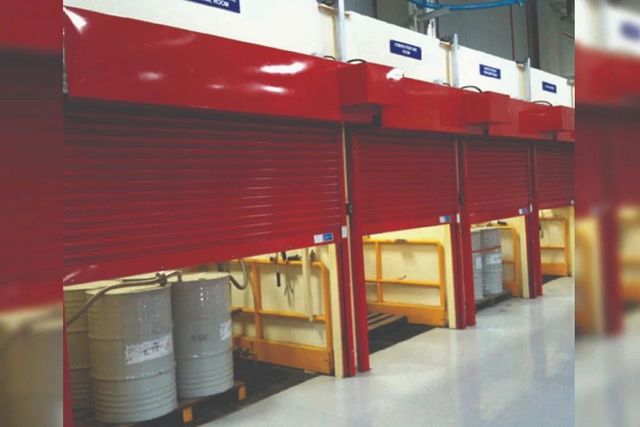 Fire Rated Shutters Control Type manual Operation Speed 6 rpm Shutter Thickness 1.0 mm Material Galvanized Steel Safety Feature Manual - Image 2