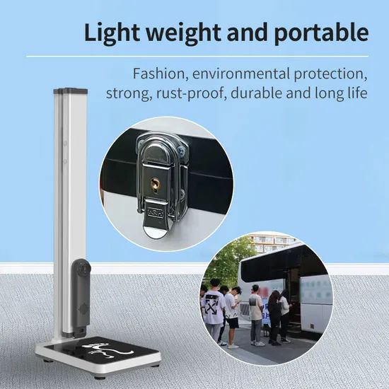Ultrasonic Body Fat Analyzer Height and Weight Scale Beauty Equipment - Image 4