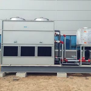 120t Stainless Steel Square Closed Cooling Tower for Industrial Chiller ...