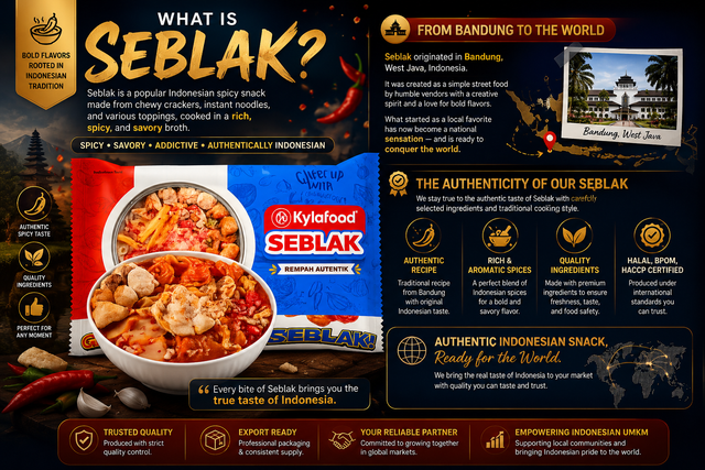 Authentic Seblak – Traditional Indonesian Spicy Snack, requires cooking/soaking before consumption, serve hot - Image 2