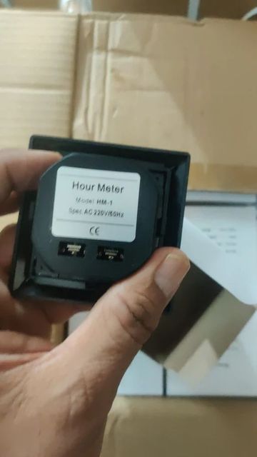 HM1 Hour Meters, For Industrial, 230VAC Model Hm-1 Color Black Shape Square Frequency 50HZ Voltage 230VAC Model Name/Number - Image 8