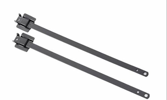 Black SS 304 PVC COATED CABLE TIE Width 9.5 Color Black Length 400 mm Ss Grade SS 304 Packaging Size 1000 PCS Material Stainless - Image 1