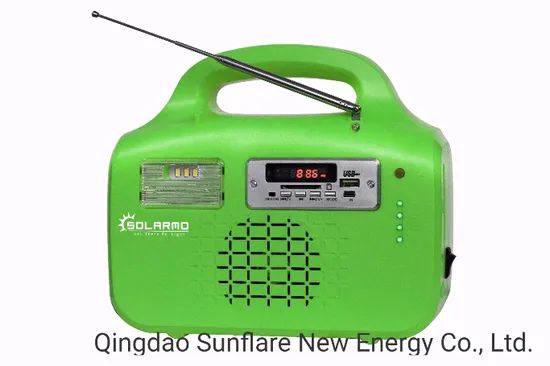 MP3/FM Radio/Supporting Fan 20W LED Solar Power Energy Home Lighting System - Image 4