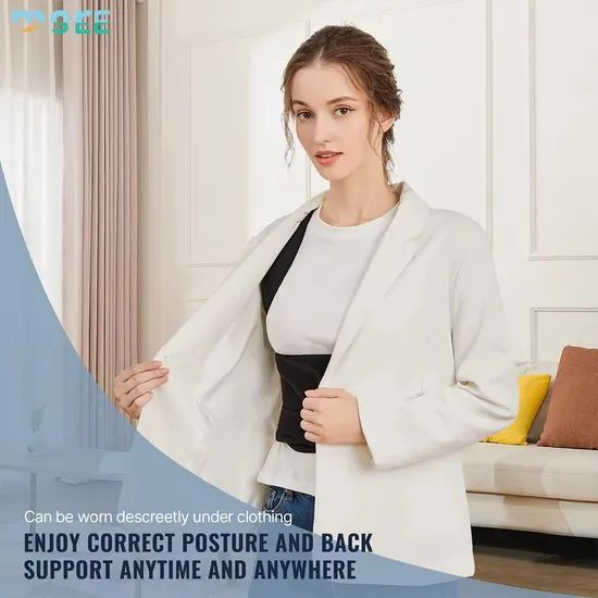 Back Lumbar Support Shoulder Posture Support Posture Corrector Back Pain Relief Breathable Back Brace Support - Image 3